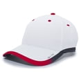 thumbnail image 1 of Pacific Headwear Lite Series Hook-And-Loop Adjustable Cap 416L Black/Orange Os, 1 of 2