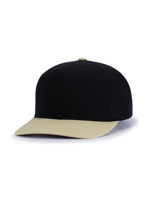 P322.255.ADT Poly & Cotton Snapback Cap, Black & Vegas Gold - Adult