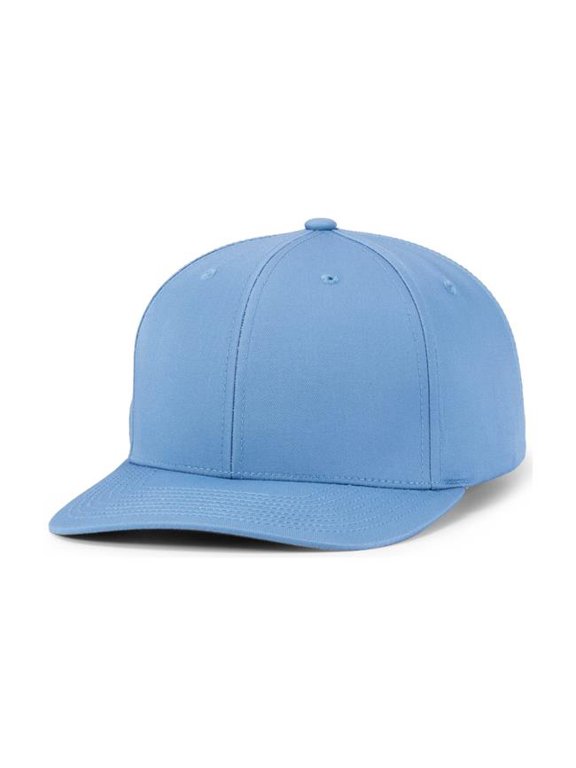 P322.089.ADT Poly & Cotton Snapback Cap, Columbia Blue - Adult