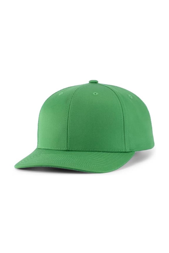 P322.030.YTH Poly & Cotton Snapback Cap, Kelly - Youth