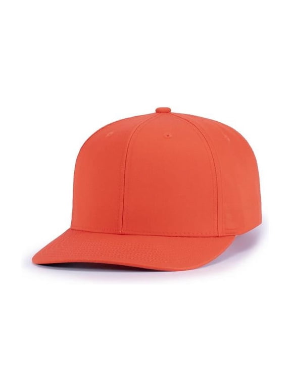 P322.029.ADT Poly & Cotton Snapback Cap, Orange - Adult