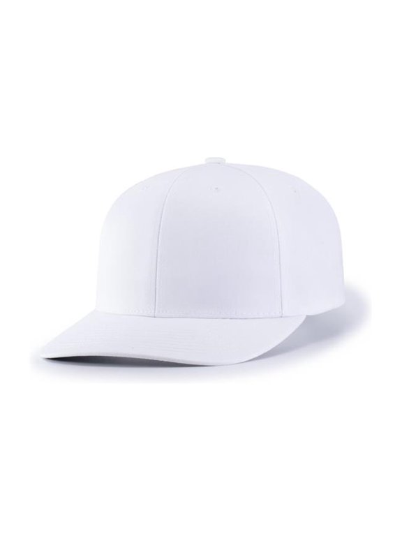 P322.005.ADT Poly & Cotton Snapback Cap, White - Adult