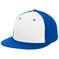 thumbnail image 1 of Pacific Headwear Premium P-Tec Flexfit Cap Es342 Silver/Navy L/Xl, 1 of 2