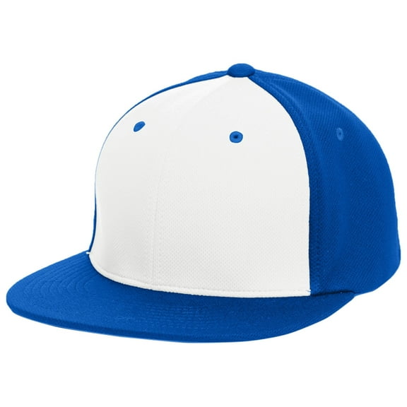 Pacific Headwear Premium P-Tec Flexfit Cap Es342 White/Royal/Royal S/M