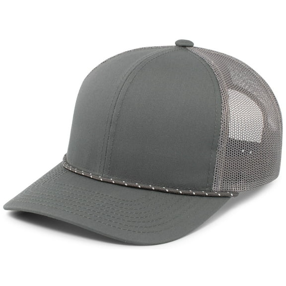 Pacific Headwear Trucker Snapback Braid Cap