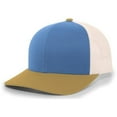 thumbnail image 1 of Pacific Headwear Trucker Snapback Cap 104C Columbia Blue/White/Columbia Blue Os, 1 of 8