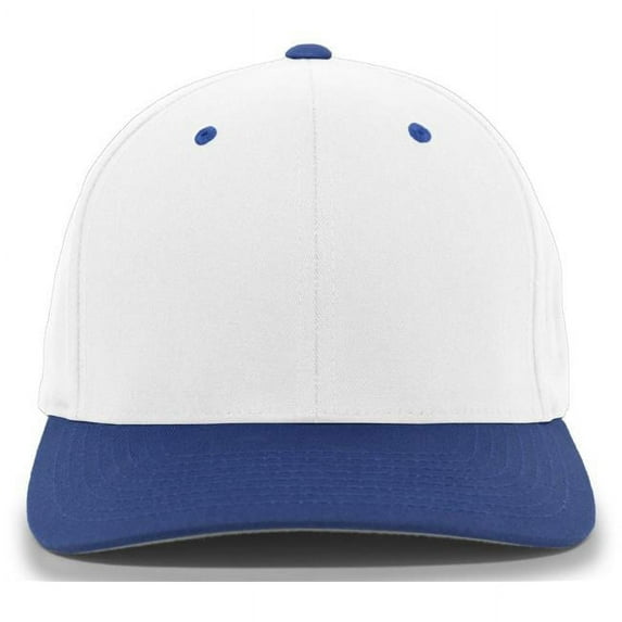 Pacific Headwear Twill Flexfit Cap 430C White/Royal Xs