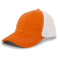thumbnail image 1 of Pacific Headwear Vintage Trucker Snapback Cap V67 Black/White/Black Os, 1 of 2