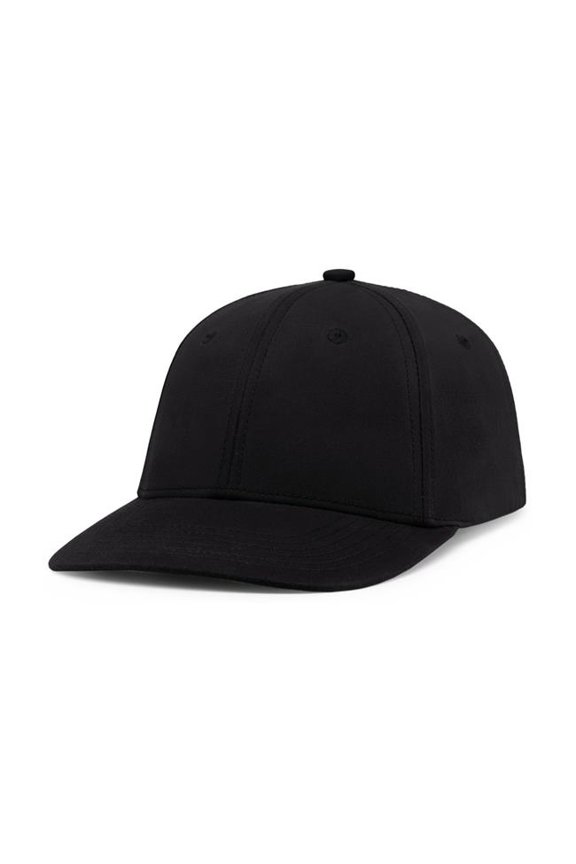P299.080.OS Waxed Cotton Dad Cap, Black - One Size