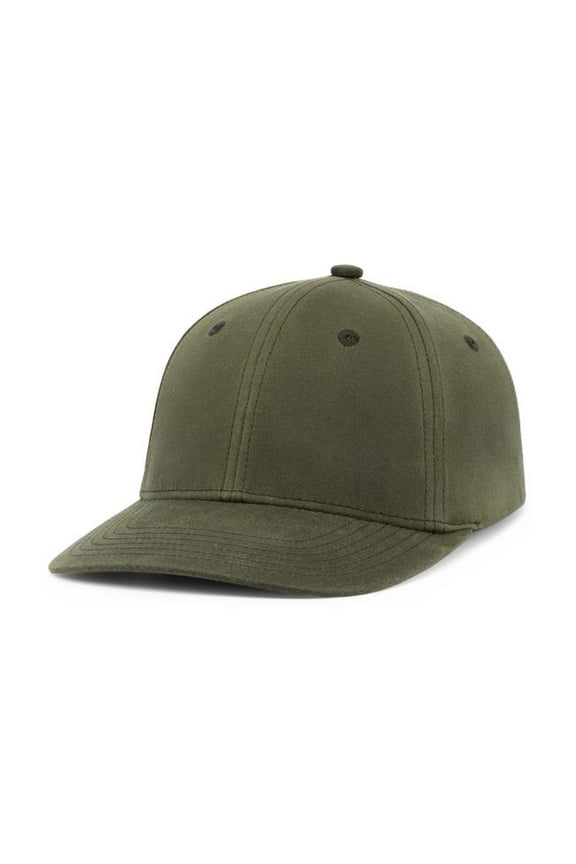 P299.32R.OS Waxed Cotton Dad Cap, Moss - One Size