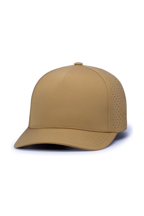 Weekender Perforated Snapback Cap, Buck - One Size