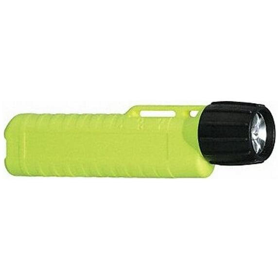 Pacific Helmets Safety Yellow LED Handheld Flashlight, Alkaline AA, 120lm 514431