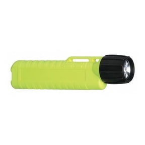Safety Yellow LED Handheld Flashlight, Alkaline AA, 120lm 514431