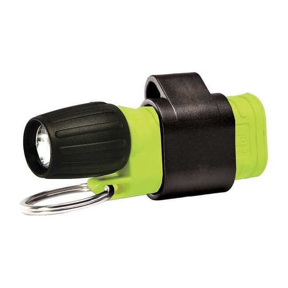 Pacific Helmets Industrial Mini Flashlight,LED,Yellow 59224