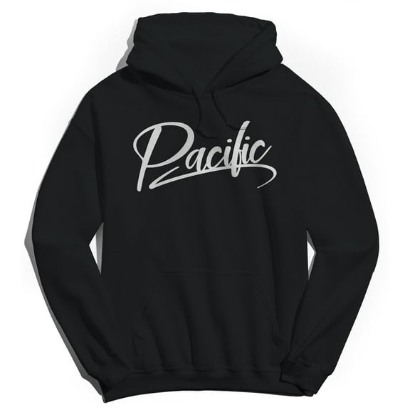 Pacific Humor Graphic Black Men's Crewneck Sweatshirt Hoodie