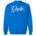 thumbnail image 1 of Pacific Humor Graphic Royal Men's Crewneck Sweatshirt, 1 of 1