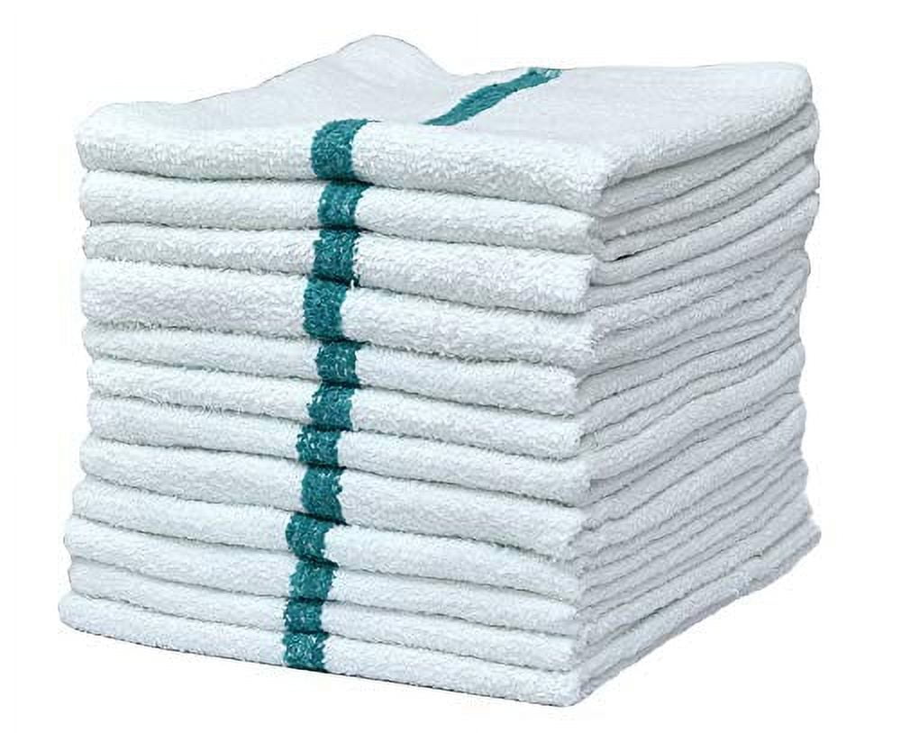 Dish Towels for Kitchen 11.81x11.81 inches, Pack of 8 Cotton Kitchen Towels  for Drying Dishes, Absorbent Bar Mop Towels 