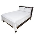 thumbnail image 1 of Pacific Linens 200 Thread Count White Cotton Blend Polyester Flat Sheet King Size, 1 of 7