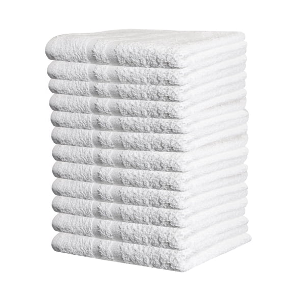 Pacific Linens Solid Print Hand Towels 24 Count