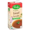 thumbnail image 1 of Pacific Low Sodium Organic Beef Broth, 32 oz, (Pack of 12), 1 of 2