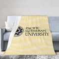 thumbnail image 1 of Pacific Lutheran University Ultra-Soft Micro Fleece Blanket Multi-Size Flannel Blanket, 1 of 7