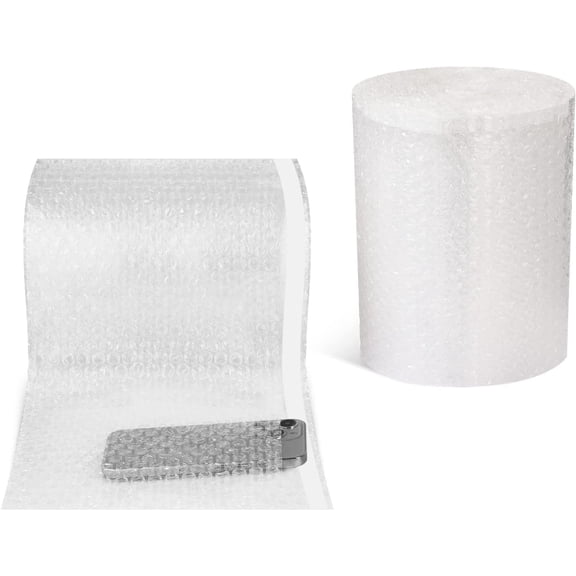 Pacific Mailer Bubble Cushion Wrap Pouches 7.5x7.5 Inch Total 50 Packs Self Sealing Pouch Bags Roll for Packing, Shipping, Storage, Moving [Clear]