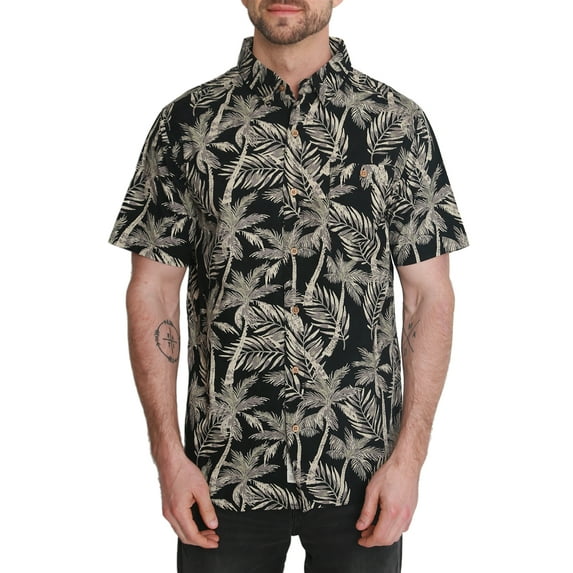 Pacific Marlin Men's Short Sleeve Hawaiian Woven Shirt
