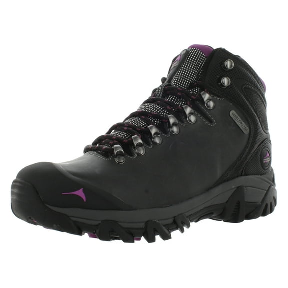 Pacific Mountain Elbert Mid Hiking Women's Shoes Size 6.5, Color: Asphalt/Violet