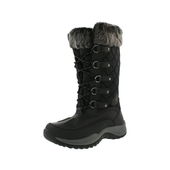 Pacific Mountain Whiteout Winter Boots Women's Shoes Size 7, Color: Black