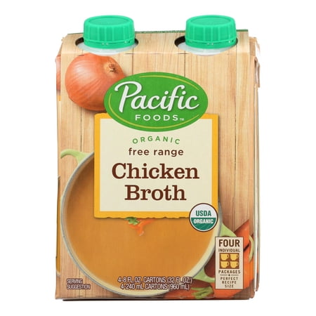 Chicken Broth - Free Range - Case of 6 - 8 Fl oz.