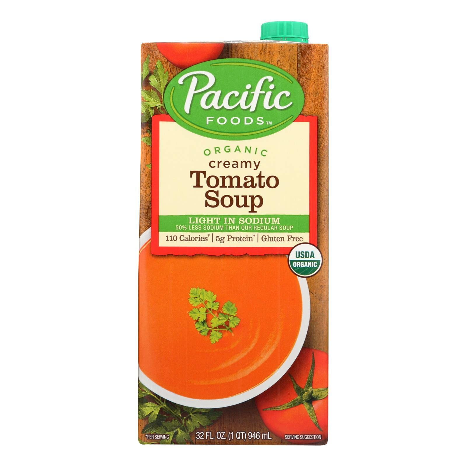 Pacific Natural Low Sodium Creamy Tomato Soup ( 12x32 Oz)