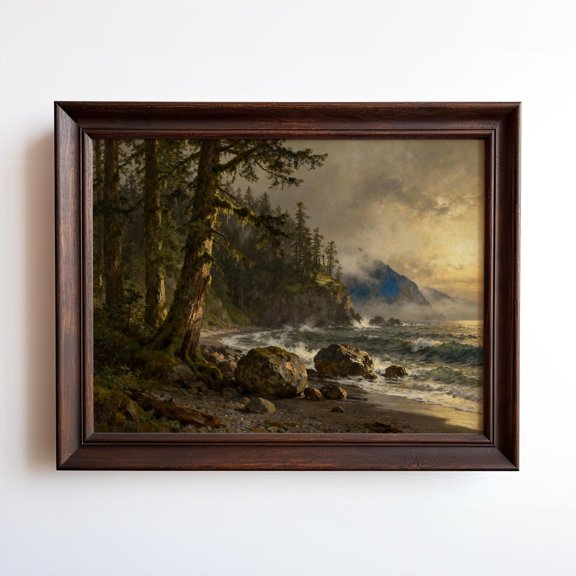 Pacific Northwest Coastal Art-, Unframed Paper Print