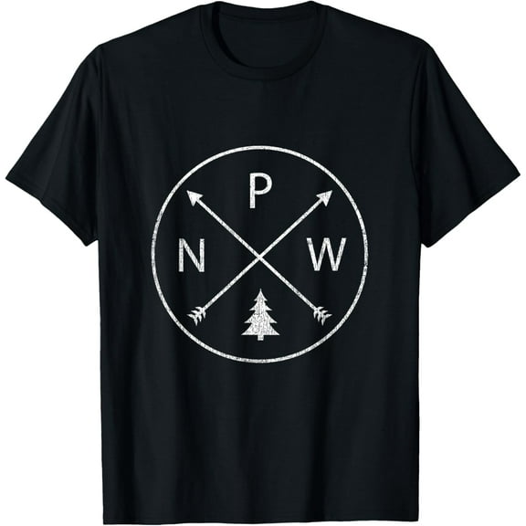 Pacific Northwest Shirt Arrows Pine Tree PNW T-Shirt