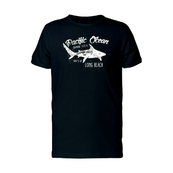 Pacific Ocean Shark Beach T-Shirt Men -Image by Shutterstock, Male Small