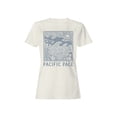 thumbnail image 1 of Pacific Pace Surf Design Women's T-shirt Off-White, 1 of 3