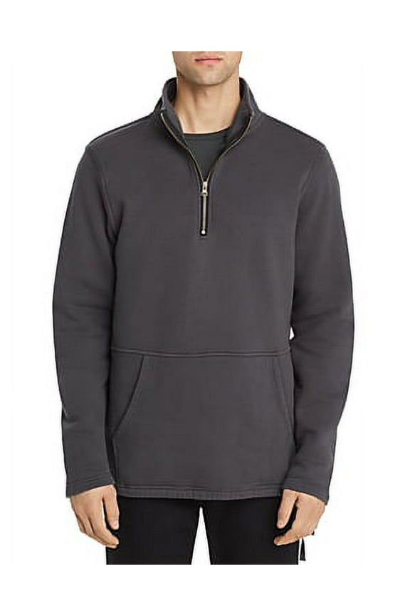 BLACK Fleece Quarter Zip Jacket, US Small/Medium