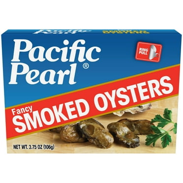 Pacific Pearl Fancy Smoked Oysters in Oil 3.75 oz