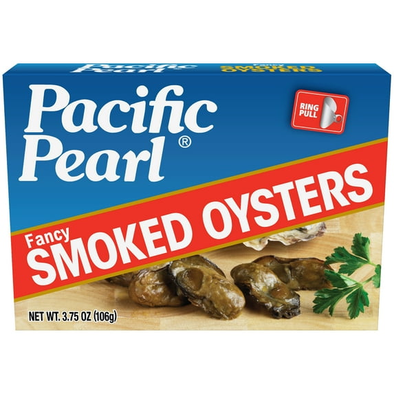 Pacific Pearl Fancy Smoked Oysters in Oil 3.75 oz