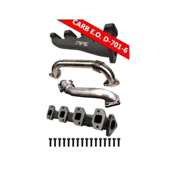 Pacific Performance Engineering PPE116111000 High-Flow Exhaust Manifolds With Up-Pipes Fits select: 2001-2010 CHEVROLET SILVERADO, 2001-2010 GMC SIERRA