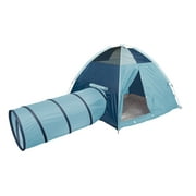 Pacific Play Tents 20431 Cool Blue Tent + Tunnel Combo Kids Camping Outdoor Play