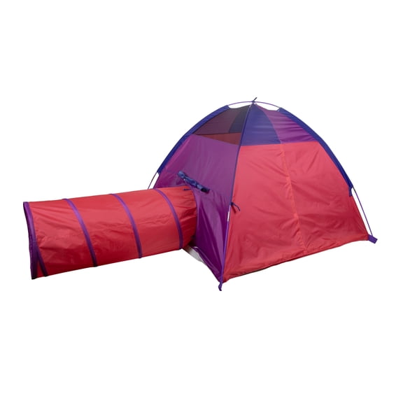 Pacific Play Tents 20433 Berry Cute Tent + Tunnel Combo Kids Camping Outdoor Play, Child
