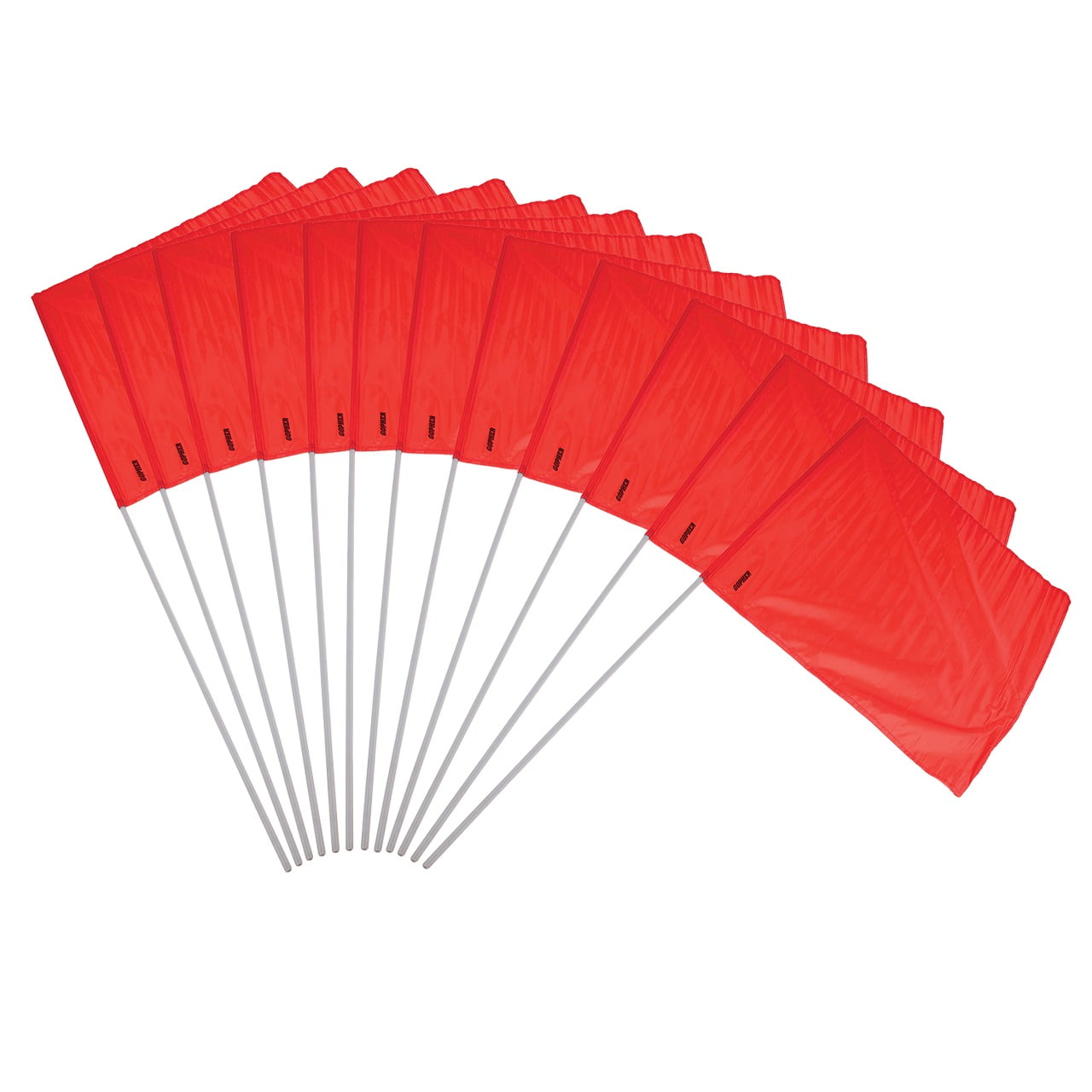 Pacific Play Tents Red Polyester Flag Set 24" x 24"