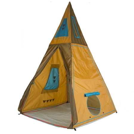 Pacific Play Tents Giant Tee Pee Polyester Play Tent, Multi-Color, Child