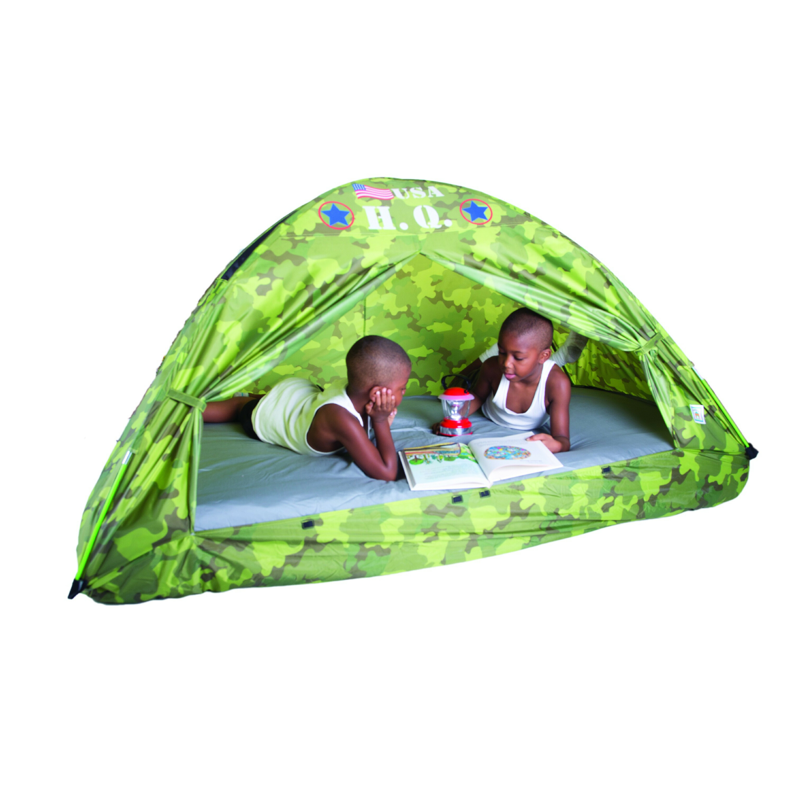 Pacific Play Tents H.Q. Bed Tent 77 inch x 38 inch x 35 inch Polyester - image 1 of 7
