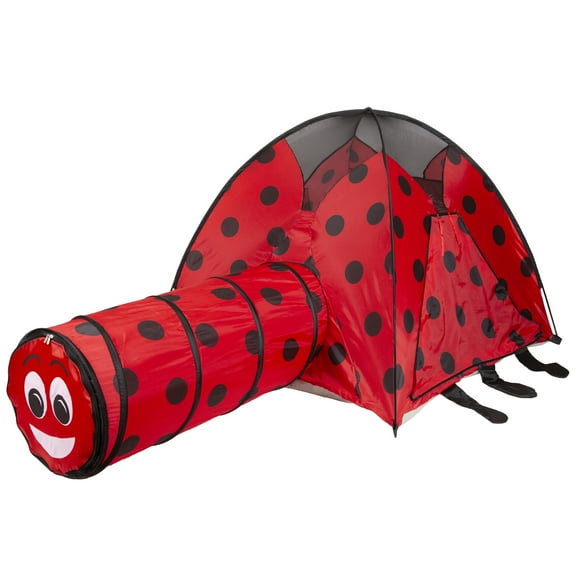 Pacific Play Tents Ladybug Print with Tunnel, Tent, Child