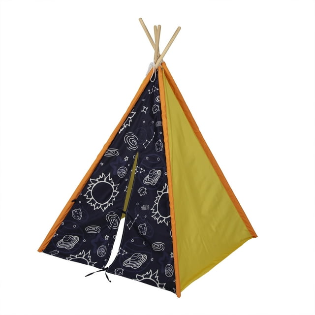 Pacific Play Tents Space Explorer Teepee for Indoor/Outdoor Use - Polyester - Age Group 2+