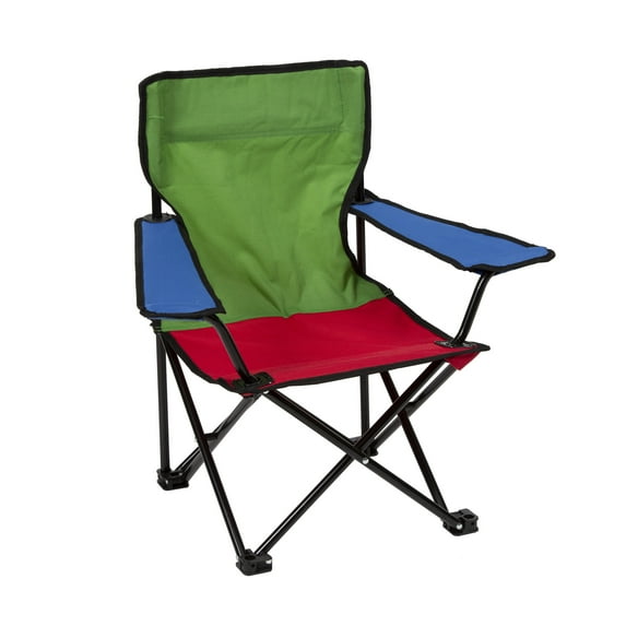 Pacific Play Tents Tri-Color Kids Super Duper Folding Chair - Outdoor Camping - Polyester - Children's