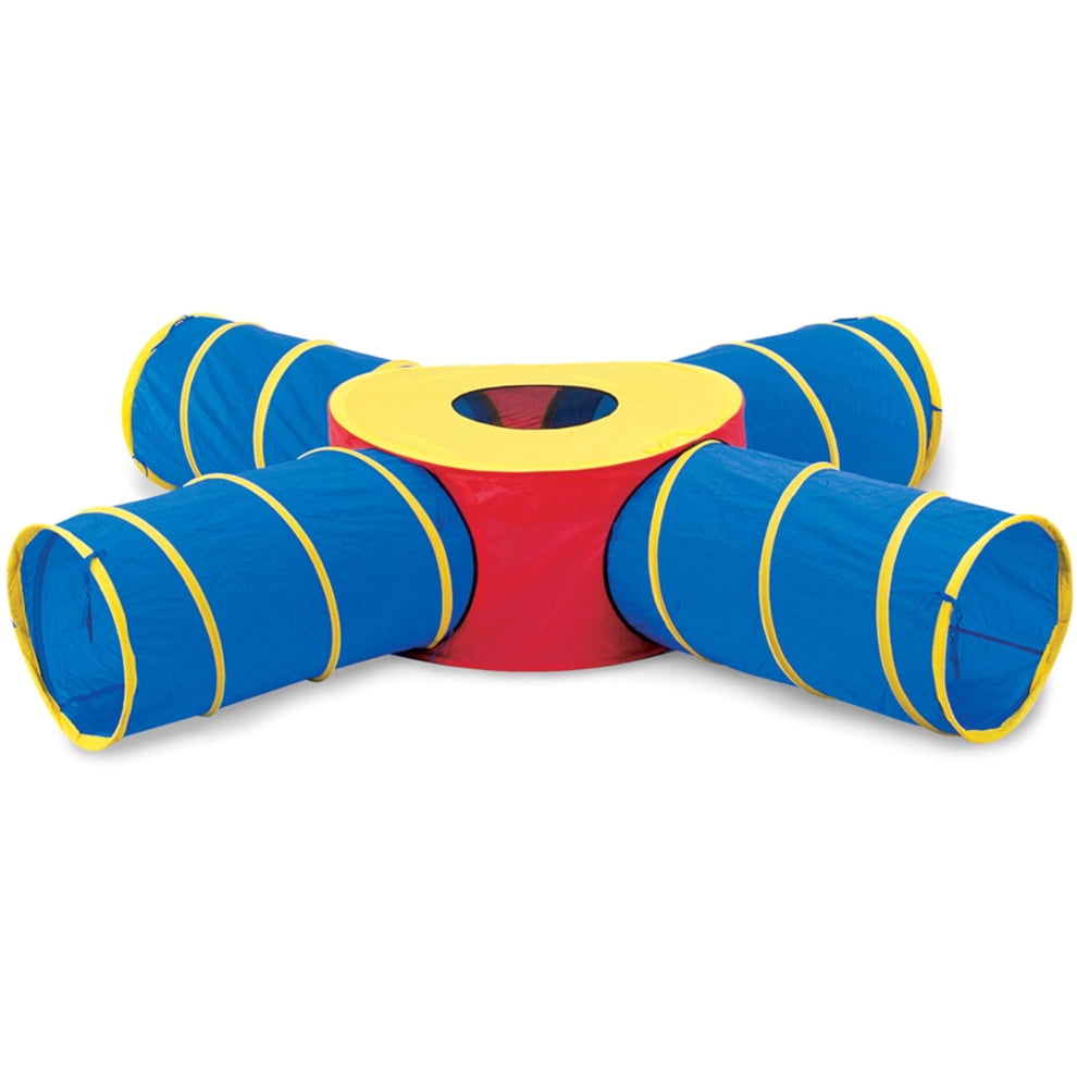 Pacific Play Tents Tunnels of Fun Junction Set Polyester Crawl Tube