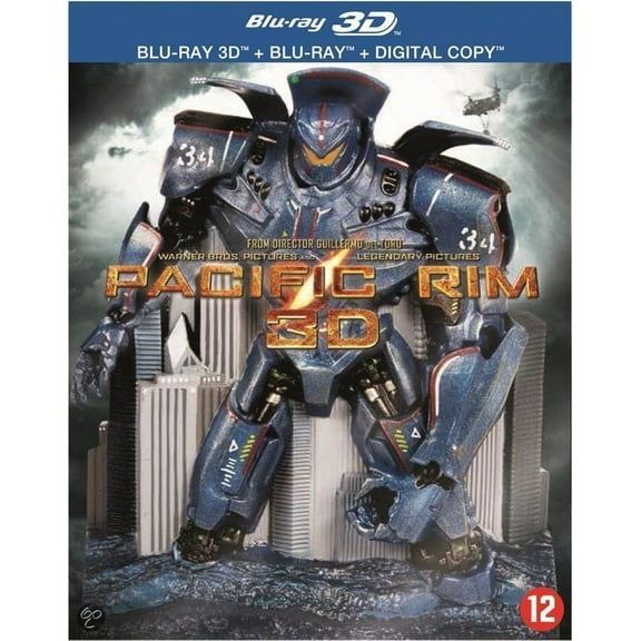 Pacific Rim (3D & 2D) Disc Box Set & Molded Robot Statue (3D & 2D) (+ Digital Copy) [ Blu-Ray, Reg.A/B/C Import - Netherlands ]
