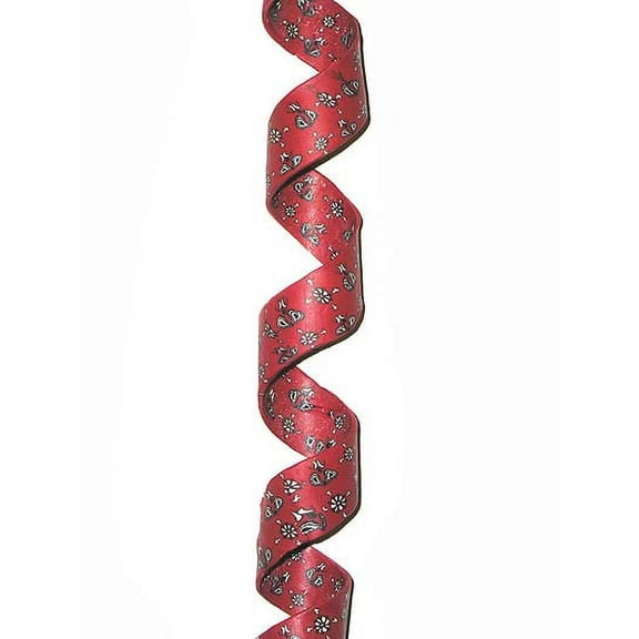 Pacific Rim 5" Twisted Bandana Paisley Christmas Ornament - Red